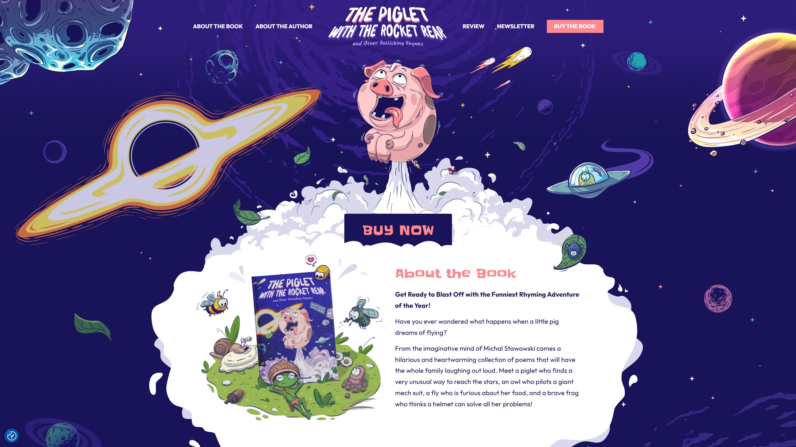 The Rocket Piglet with the rocket rear